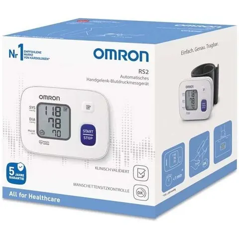 OMRON RS2 Handgelenk-Blutdruckmessgerät – Bild 1