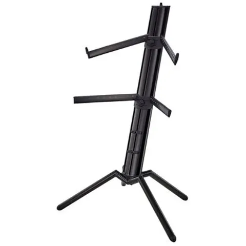 Konig & Meyer 18860 Spider Pro Black Anodized keyboardstandaard – afbeelding 1