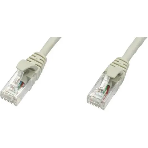 Telegärtner Patchkabel Cat5 1,0m grau U/UTP PVC (100008185) – Bild 1
