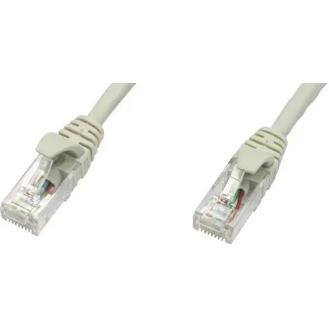 Telegärtner Patchkabel Cat5 5,0m grau U/UTP PVC (100008783) – Bild 1