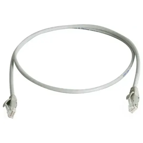 Telegärtner Patchkabel Cat5e 10,0m grau U/UTP PVC (100009088) – Bild 1