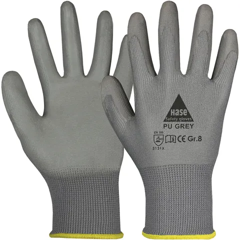 Hase Montagehandschuhe Grau Größe 7, Polyester (509540-7) – Bild 1