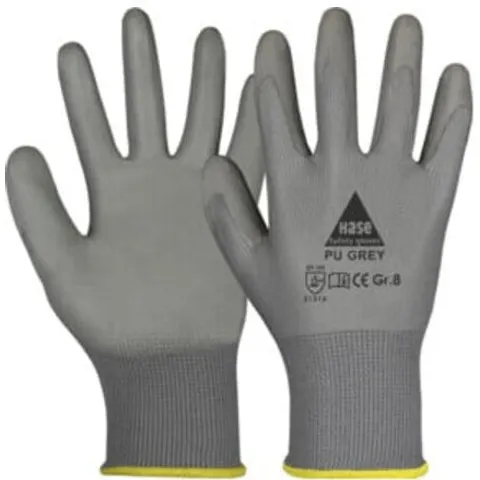 Hase Montagehandschuhe Grau Größe 8, Polyester (509540-8) – Bild 1