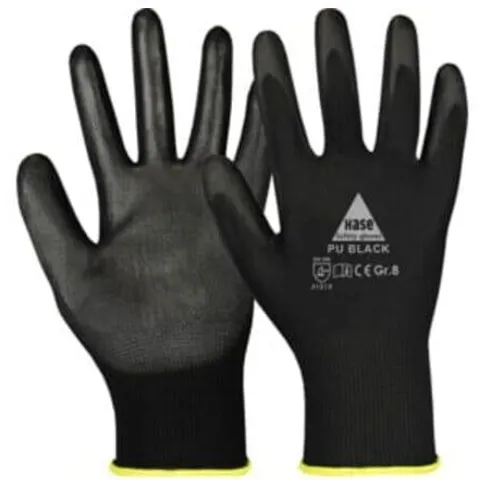Hase Montagehandschuhe Schwarz Größe 9, Polyester (509560-9) – Bild 1