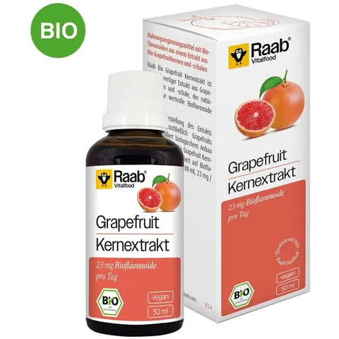 Raab Vitalfood Grapefruit Kernextrakt Bio Flüss. – Bild 1