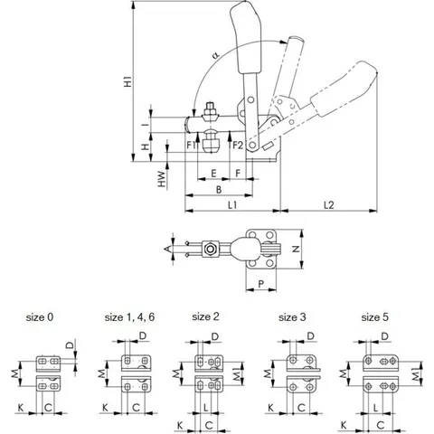 AMF Senkrecht Spanner 6800 Größe 3 – Bild 1