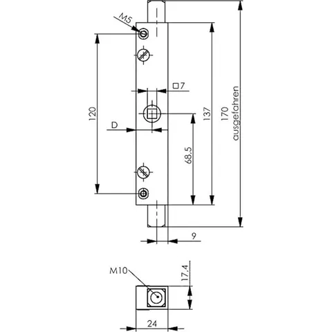 AMF Kombispanner 6860 Größe 1 – Bild 1