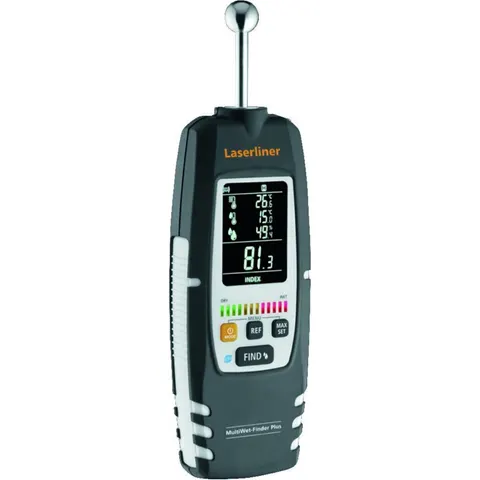 Laserliner MultiWet-Finder Plus Materiaalvochtmeter Temperatuurmeting – afbeelding 1