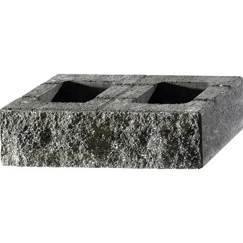 Kann Mauerstein Bruchstein 50 x 25 x 15 cm grau – Bild 1
