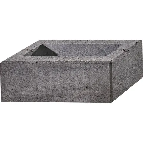 Kann Mauerstein Lindeza 40 x 20 x 15 cm vulkan-anthrazit – Bild 1