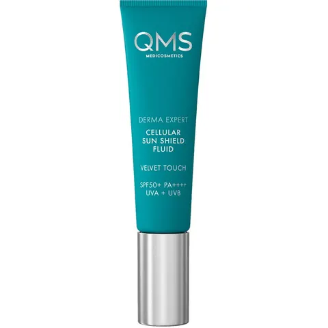 30ml QMS Derma Expert Cellular Sun Shield Velvet Touch SPF 50+ – immagine 1