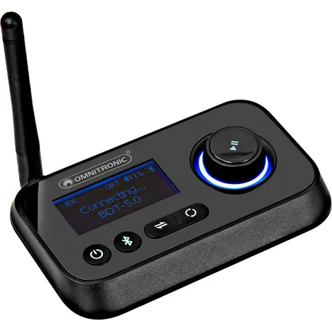 Omnitronic BDT-5.0 Bluetooth Transceiver Noir – image 1