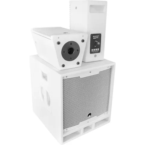 OMNITRONIC MAXX-1206DSP Système actif 2.1 blanc - Systèmes actifs – image 1