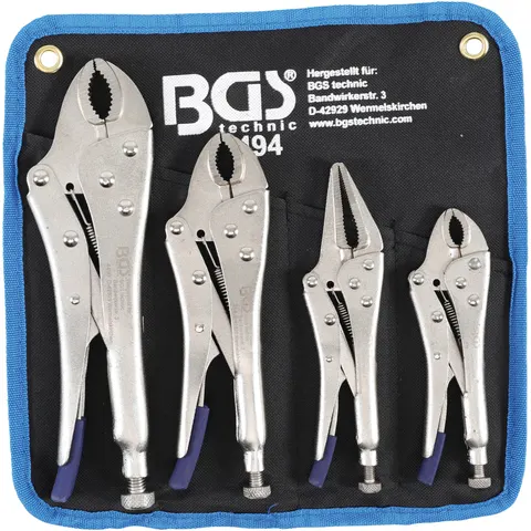 BGS TECHNIC Gripzangen-Set 494, 4-teilig – Bild 1