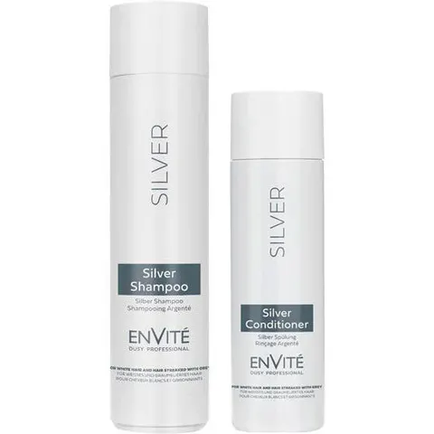dusy professional Envité Silver Set (Shampoo 250ml + Conditioner 200ml) – immagine 1