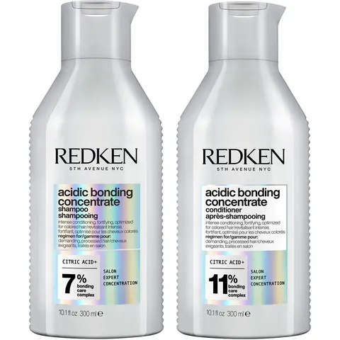 Redken acidic bonding concentrate Set (Shampoo 300ml + Conditioner 300ml) – image 1