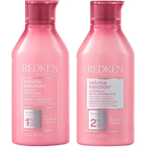 Redken volume injection Set (Shampoo 300ml + Conditioner 300ml) – immagine 1