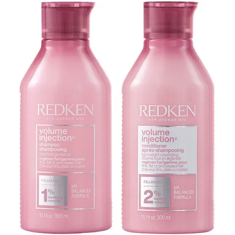 Redken volume injection Duo (Shampoo 300ml + Conditioner 300ml) – immagine 1