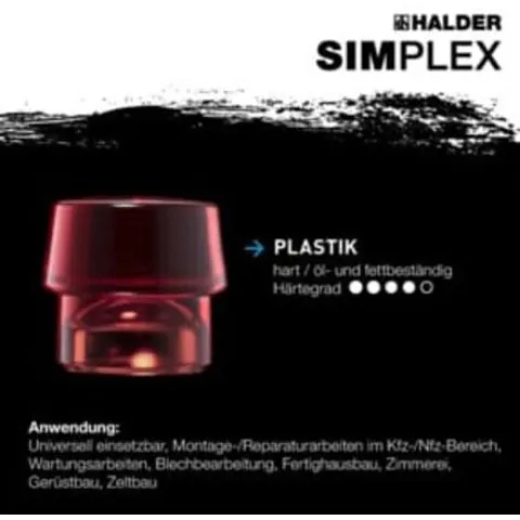 Halder Schonhammer Simplex D 30 mm hart (3206.030) – Bild 1