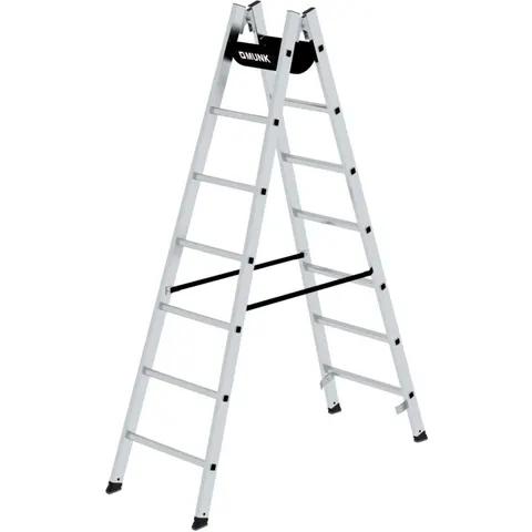 Munk Günzburger Steigtechnik MUNK Sprossenstehleiter 2x7 Sprossen – Bild 1