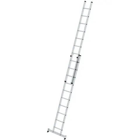 Munk Günzburger Steigtechnik MUNK Schiebeleiter mit nivello-Traverse 2x10 Sprossen – Bild 1