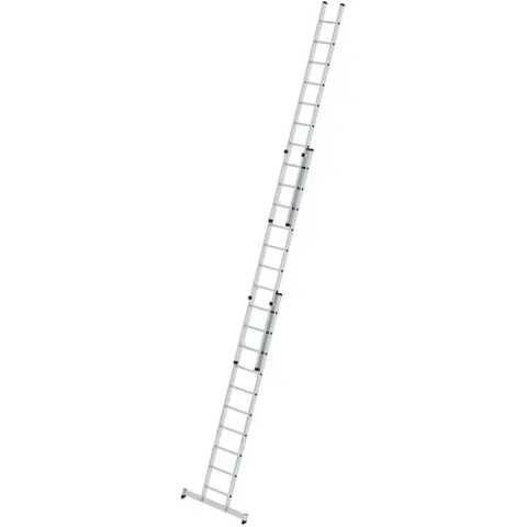 Munk Günzburger Steigtechnik MUNK Schiebeleiter mit nivello-Traverse 3x10 Sprossen – Bild 1