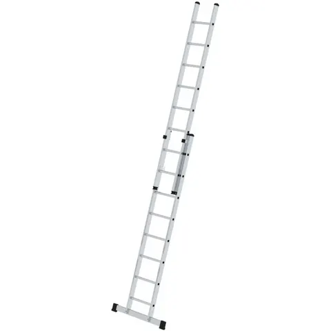 Munk Günzburger Steigtechnik MUNK Schiebeleiter mit Traverse 2x8 Sprossen – Bild 1