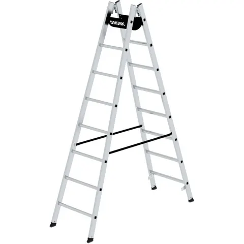 Munk Günzburger Steigtechnik MUNK Sprossenstehleiter 2x8 Sprossen – Bild 1