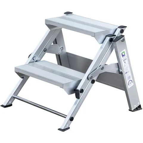 Munk Günzburger Steigtechnik MUNK Klapp Treppe 2 Stufen – Bild 1
