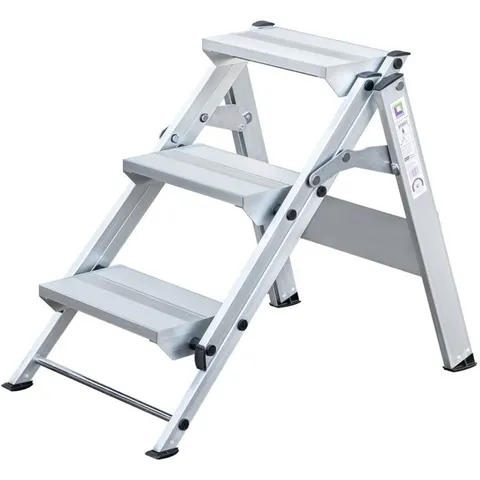 Munk Günzburger Steigtechnik MUNK Klapp Treppe 3 Stufen – Bild 1
