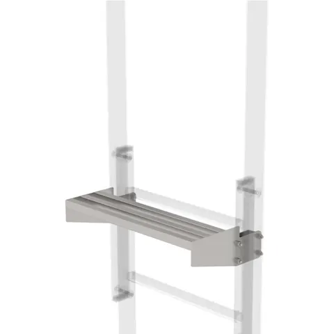 Munk Günzburger Steigtechnik MUNK Ausstiegstritt Edelstahl 200mm – Bild 1