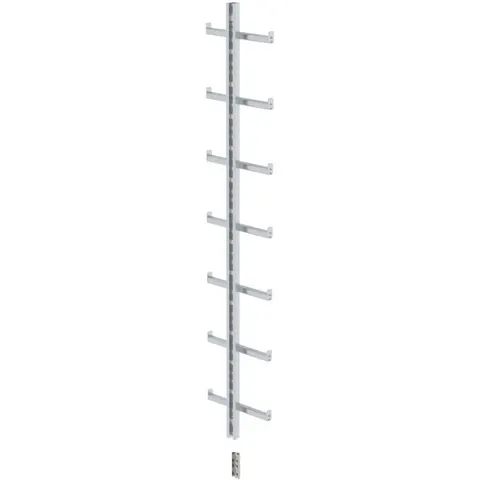 Munk Günzburger Steigtechnik MUNK Einholmleiter Aluminium Länge 1,96m – Bild 1