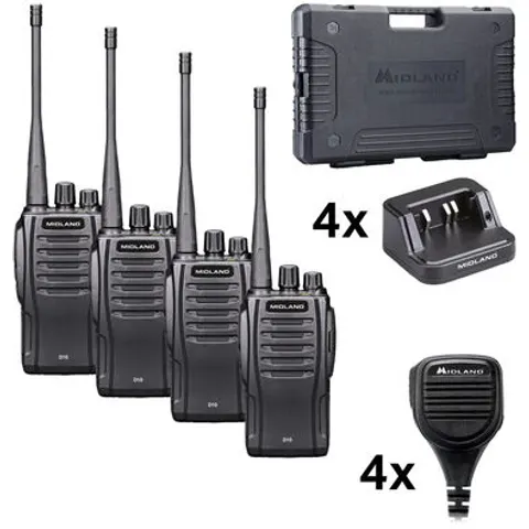 Midland D10 DMR 4er MA25-LK Set – immagine 1