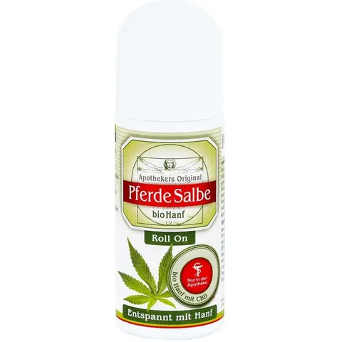 Pferdesalbe Apothekers Original Bio Hanf Roll-on – Bild 1