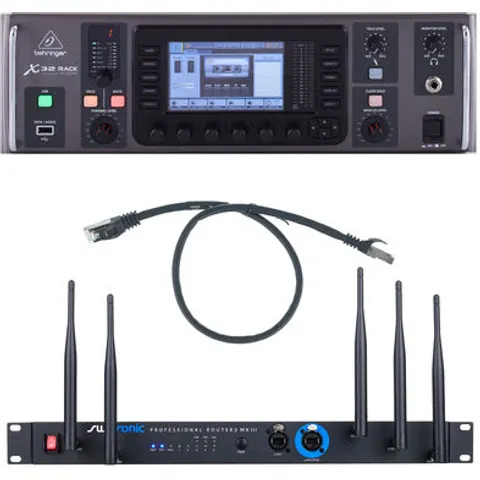 Behringer X32 Rack Router Bundle Noir – image 1