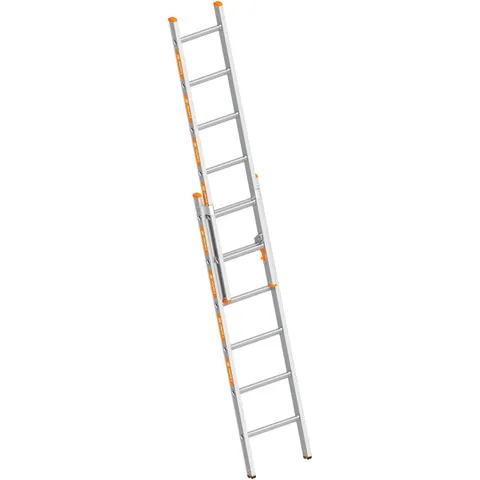 Layher Topic 1035 Schiebeleiter 2x6 Sprossen – Bild 1