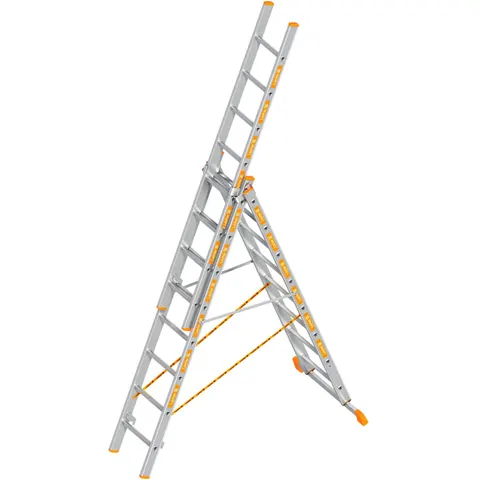 Layher Topic 1040 Allzweckleiter 3x8 Sprossen – Bild 1