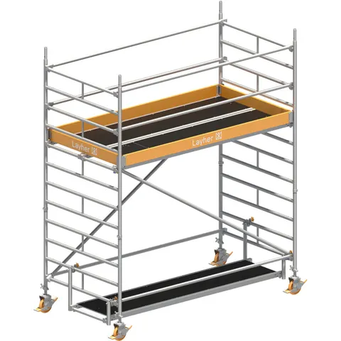 Layher Rollgerüst Uni Breit P2 4,20m AH – Bild 1
