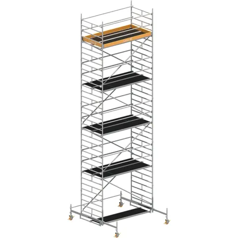 Layher Rollgerüst Uni Breit P2 10,38m AH – Bild 1