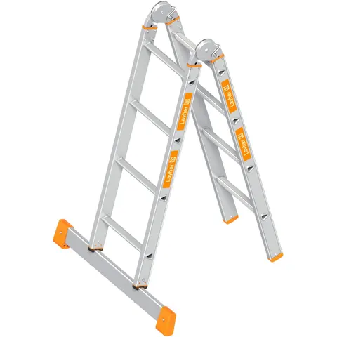 Layher Topic 1056 Klappleiter 2x4 Sprossen – Bild 1