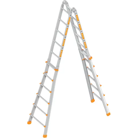 Layher Topic 1058 Teleskopleiter 4x6 Sprossen – Bild 1