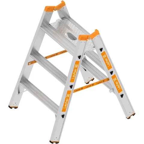 Layher Schwerlasttritt Topic 1043 3 Stufen – Bild 1