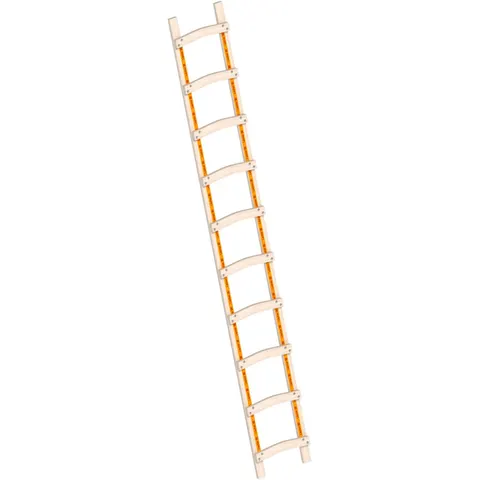 Layher 1046 Holzdachdeckerleiter 10 Sprossen – Bild 1