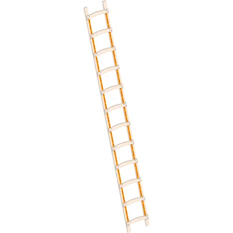 Layher 1046 Holzdachdeckerleiter 12 Sprossen – Bild 1