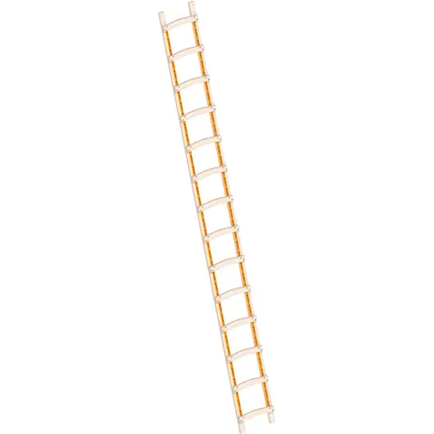 Layher 1046 Holzdachdeckerleiter 14 Sprossen – Bild 1