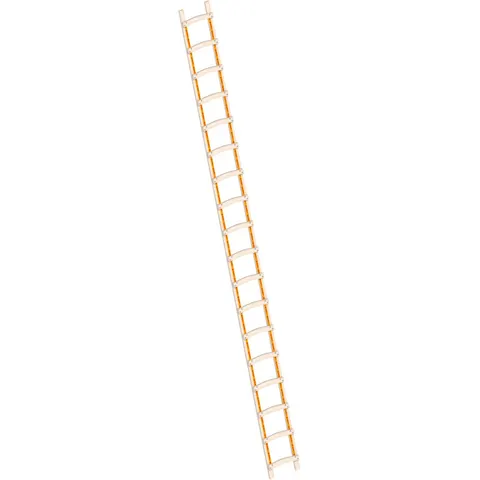 Layher 1046 Holzdachdeckerleiter 18 Sprossen – Bild 1