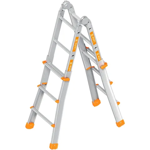 Layher Topic 1058 Teleskopleiter 4x3 Sprossen – Bild 1