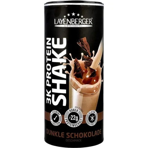 Layenberger 3k Protein Shake Dunkle Schokolade Pulver – Bild 1