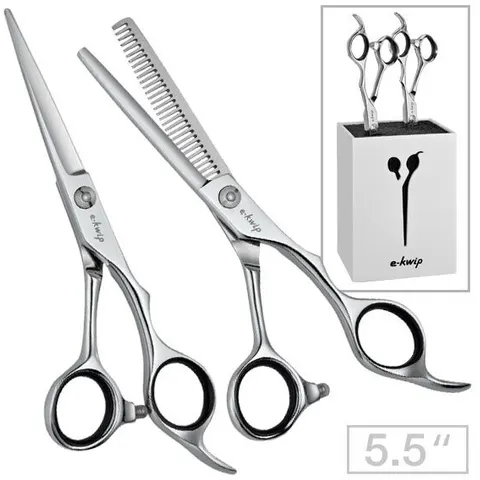 e-kwip Education Scheren-Set (2-tlg + Scherenblock) – Bild 1
