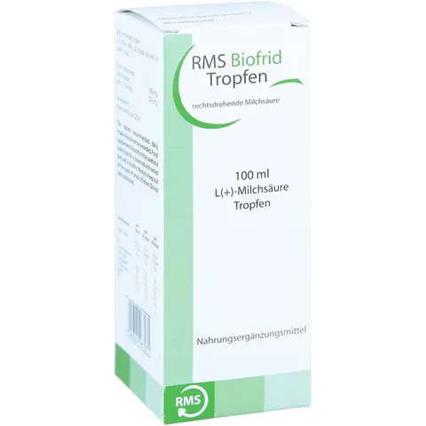 Rms Biofrid Milchsäure rechtsdrehend Tropfen – Bild 1